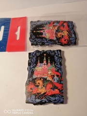 Магнит фреска полистоун с видами Москвы