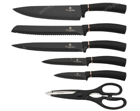 Набор ножей из 7 предметов BH-2501 Black Rose Collection - Черный - купить 2