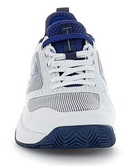 Теннисные кроссовки Lotto Mirage 200 Clay - all white/blue 295c/royal gem