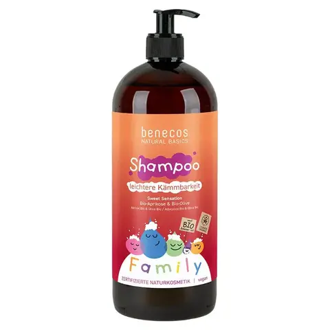 benecos Натуральный шампунь Sweet Sensation абрикос и олива, 950 мл