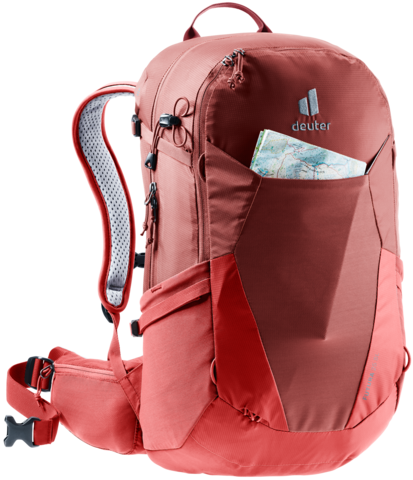 Картинка рюкзак туристический Deuter Futura 25 SL Caspia-Currant - 3