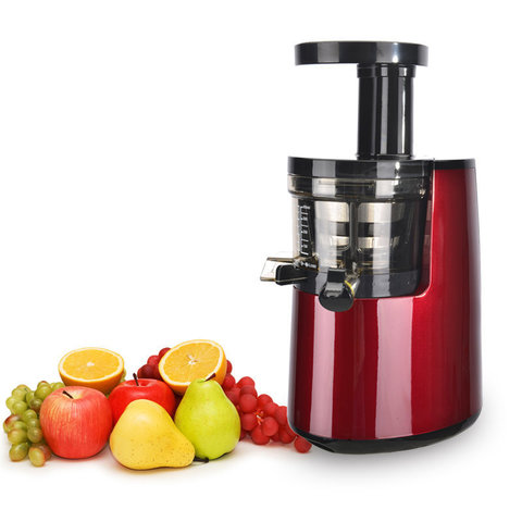 Шнековая вертикальная соковыжималка Rewwel RW-300 красная
