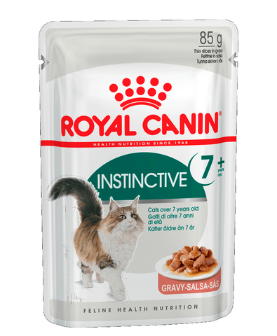 Royal Canin Instinctive 7+ пауч для кошек старше 7 лет кусочки в соусе мясо 85 г