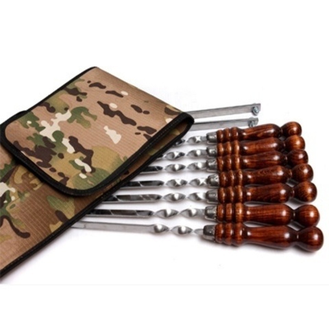 Набор шампуров в чехле "Хаки"