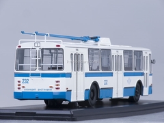ZIU-682B trolleybus with operating rod blue-white Start Scale Models (SSM) 1:43