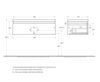 Cezares SLIDER-1000-1C-PI-NF-P SLIDER Тумба с одним выкатным ящиком, Черный Фьюжн, 996x476x300, SLIDER-1000-1C-PI-NF-P