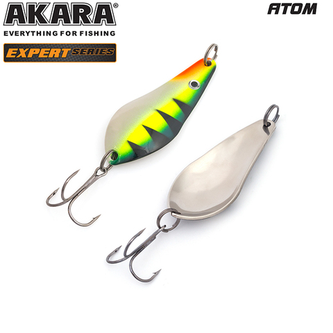 Блесна колеб. Akara Expert Атом 65 мм 18 гр. 18/SIL