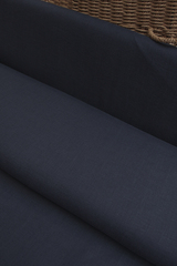 Лен смягченный, цвет темно синий