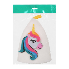 Шапка для бани и сауны детская 