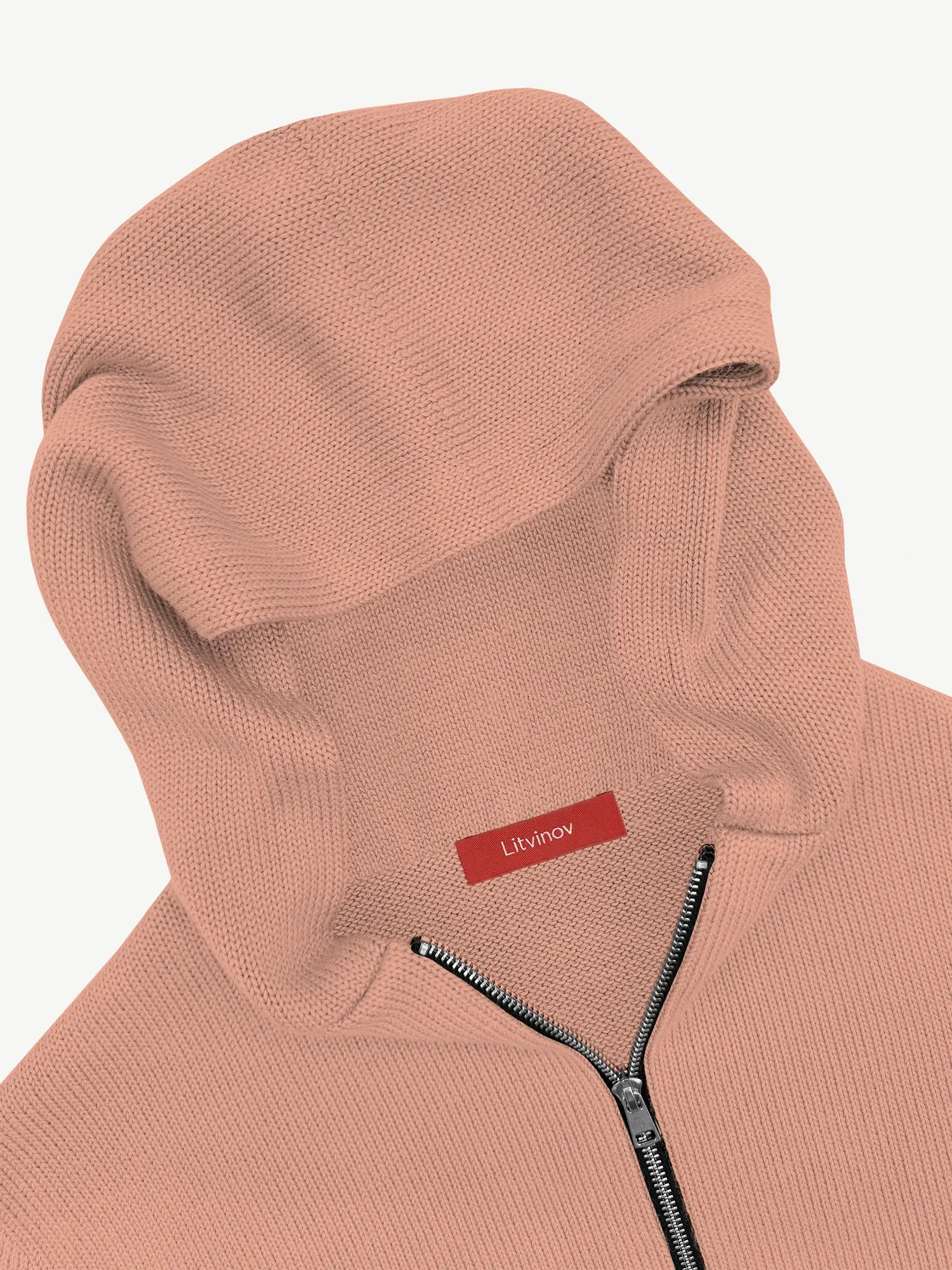 Толстовка на замке из экохлопка