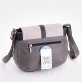 Сумка Саломея 106 мульти итальянский серо-черный