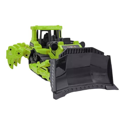 Большой погрузчик с прицепом