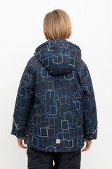 куртка  для мальчика  ВК 36089/н/3 ГР (122-146)