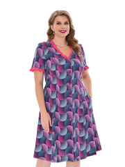 4549 Халат на пуговицах