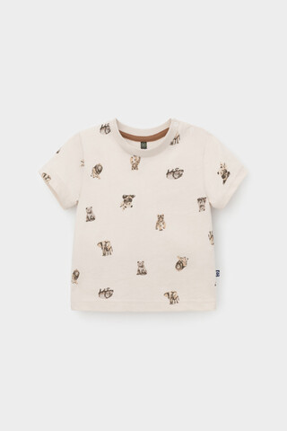 фуфайка  для мальчика  КР 302537/бежевый,сафари к542