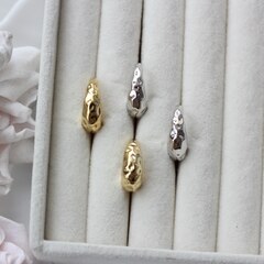 Швензы фактурные 19*7 мм с французским замком, позолота, Ш109