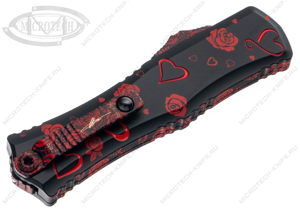 Нож Microtech 1702M-1VNS Hera II Mini Heart & Rose
