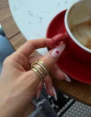 Кольцо DIVA gold