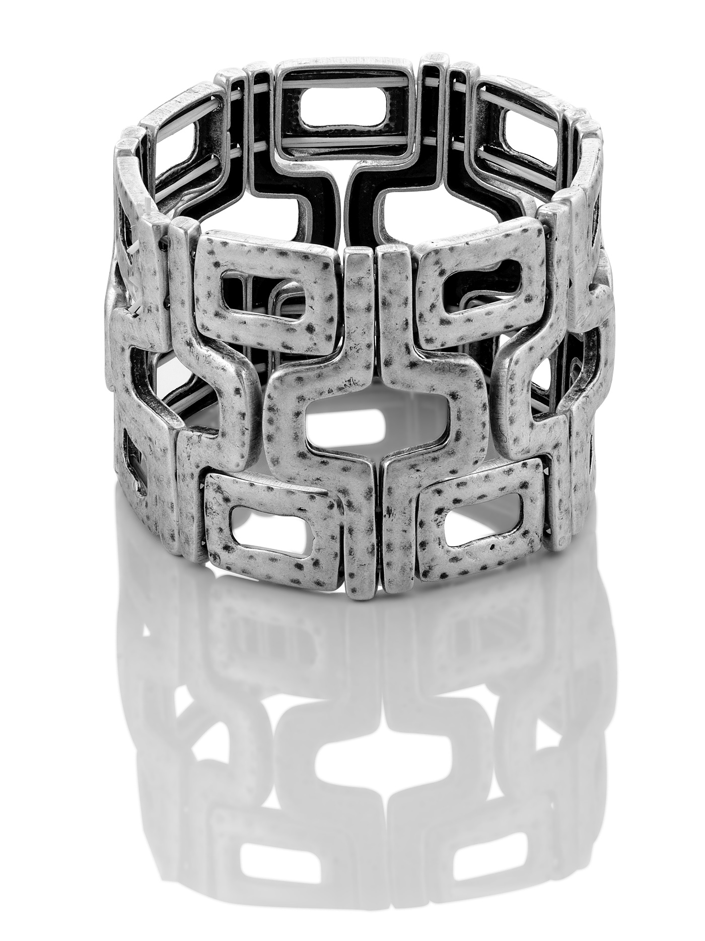 Браслет широкий состаренный ручная работа