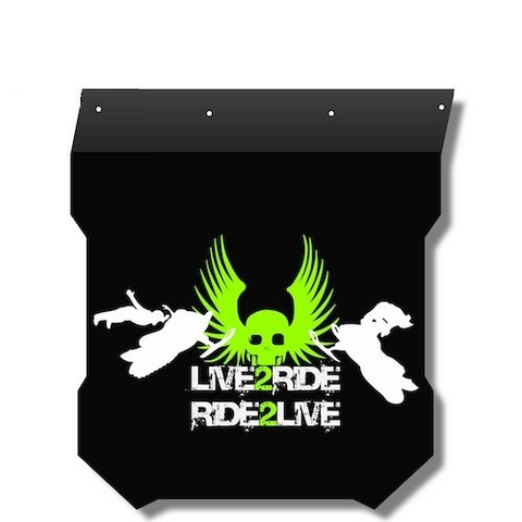 Live to ride (Брызговик для снегохода)