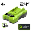 Быстрое зарядное устройство Greenworks  Арт. 2946407, 24V, 4А — фото 1