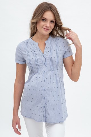Рубашка для беременных 07430 синий
