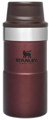Картинка термокружка Stanley Classic Trigger Action 0,25L One hand 2.0 бордовая - 1