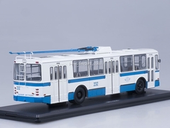 ZIU-682B trolleybus with operating rod blue-white Start Scale Models (SSM) 1:43