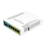 Mikrotik hEX PoE RB960PGS - маршрутизатор 1х SFP, 128MB RAM, 5x Gigabit LAN, USB, plastic case and PSU