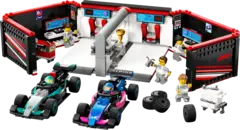 Конструктор LEGO City 60444 Гараж F1 для Mercedes-AMG и Alpine