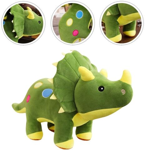 Динозавр мягкая игрушка Трицератопс