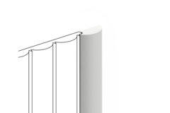 Финишный молдинг LF137B NP