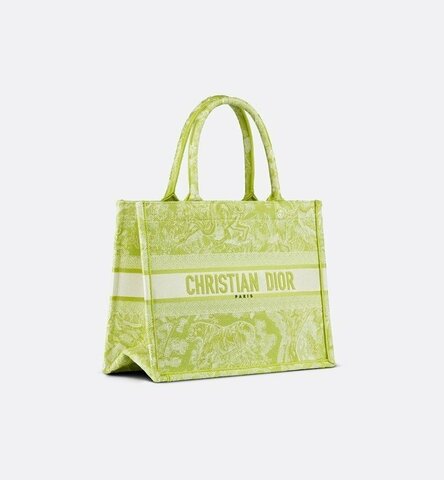 Сумка Dior Book Tote, модель маленького формата салатовый