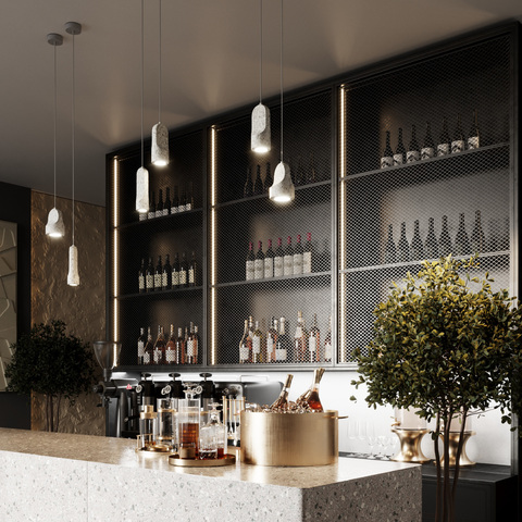 Подвесной светодиодный светильник Odeon Light PIETRA 7010/1C