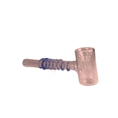 Трубка сувенирная-стекло стакан прозрачная 11 см JX-28