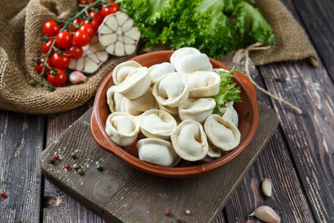 Пельмени с мясом кролика, упаковка 500 гр