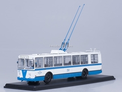 ZIU-682B trolleybus with operating rod blue-white Start Scale Models (SSM) 1:43