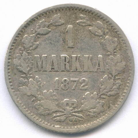 1 марка 1872 год (S). Россия для Финляндии. F
