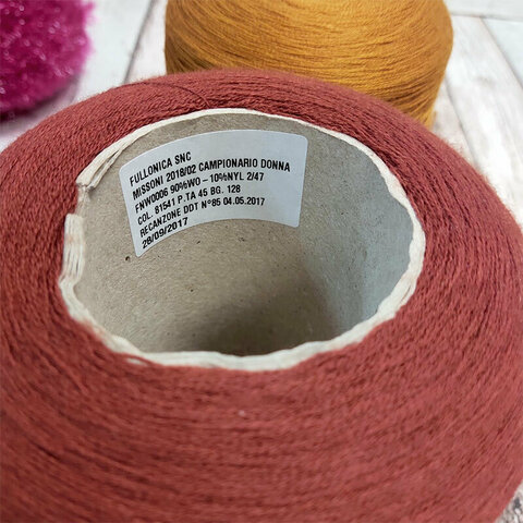 Меринос 90% FULLONICA для Missoni 2/47 красно-коричневый