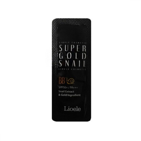 LIOELE SUPER GOLD SNAIL BB, SPF50 POUCH SAMPLE (#21 LIGHT BEIGE)