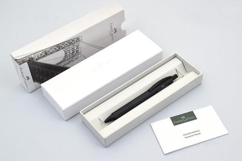 Ручка перьевая Faber-Castell Essentio Aluminium Black, F  (148481)