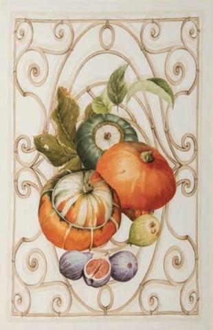 Полотенце кухонное 50x70 Tessitura Toscana Telerie Cenerentola-Arancio