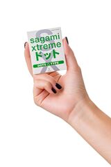 Презерватив Sagami Xtreme Type-E с точками - 1 шт. - 