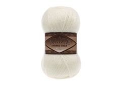 ALIZE "Angora Gold Simli", 10% мохер, 10% шерсть, 5% металлик - 75% Акрил, 100 гр, 550 м, 01 кремовый