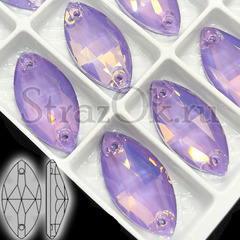 Купить сиреневые пришивные стразы для украшения инкрустации DeLux Lilac AM Ambient Navette