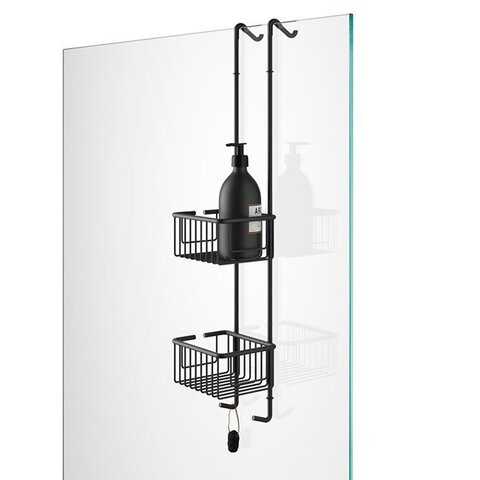 Decor Walther 0705060 Decor Walther DW HGK2 Корзина универсальная 15x12x70см для душа, подвесная, цвет: черный матовый