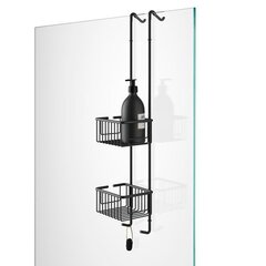 Decor Walther 0705060 Decor Walther DW HGK2 Корзина универсальная 15x12x70см для душа, подвесная, цвет: черный матовый фото
