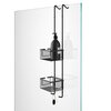Decor Walther 0705060 Decor Walther DW HGK2 Корзина универсальная 15x12x70см для душа, подвесная, цвет: черный матовый