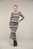 Платье для беременных 09104 карамельные полосы
