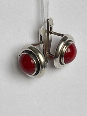 Гера (серьги из серебра)